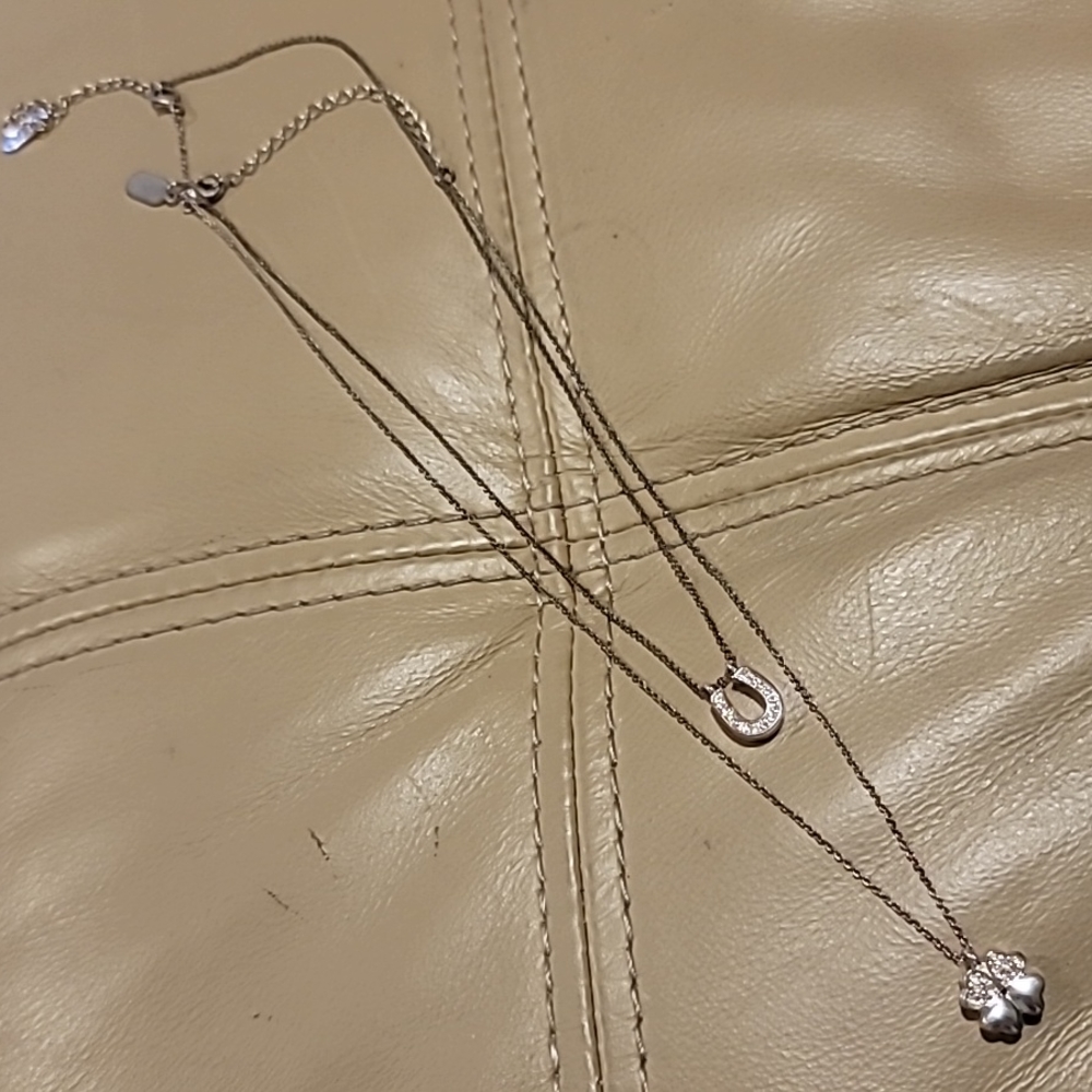 Clover and Horseshoe Necklaces